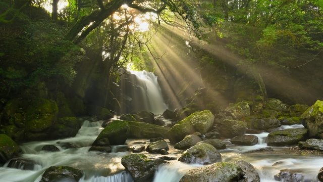 夫婦滝の風景