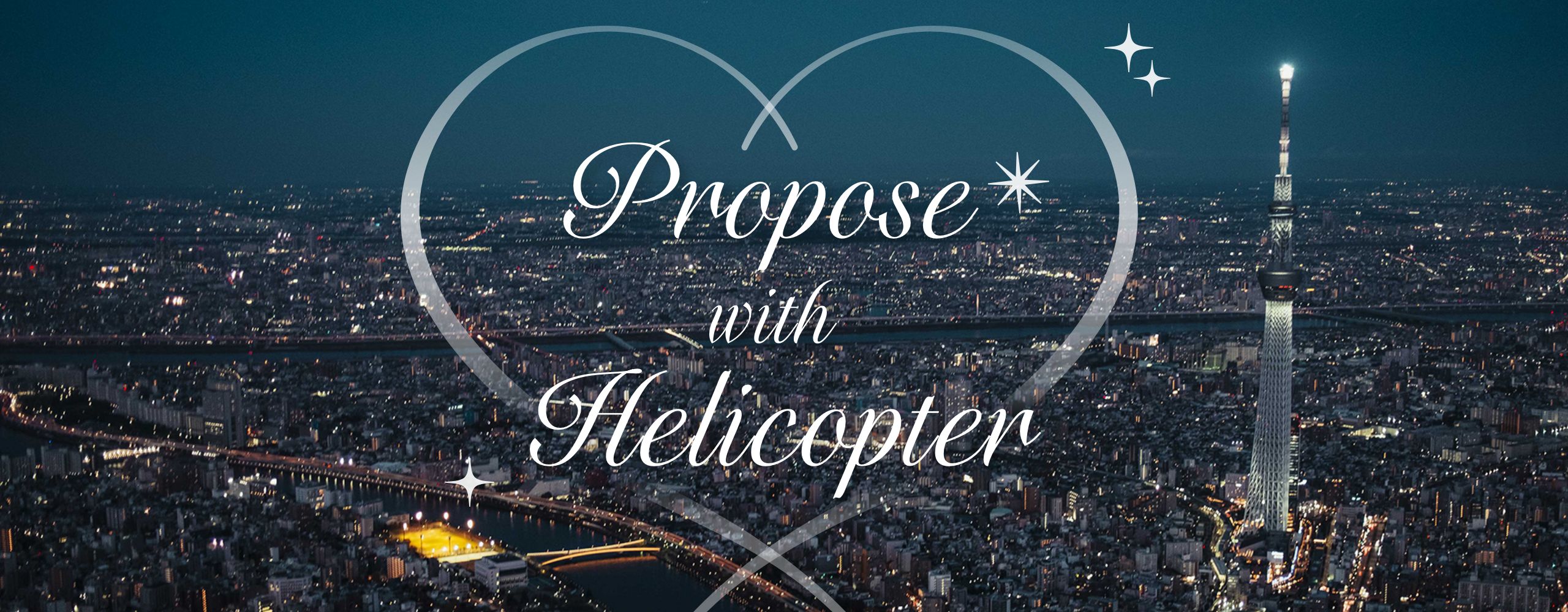 Helicopter Proposal・Tokyo Night View Plan