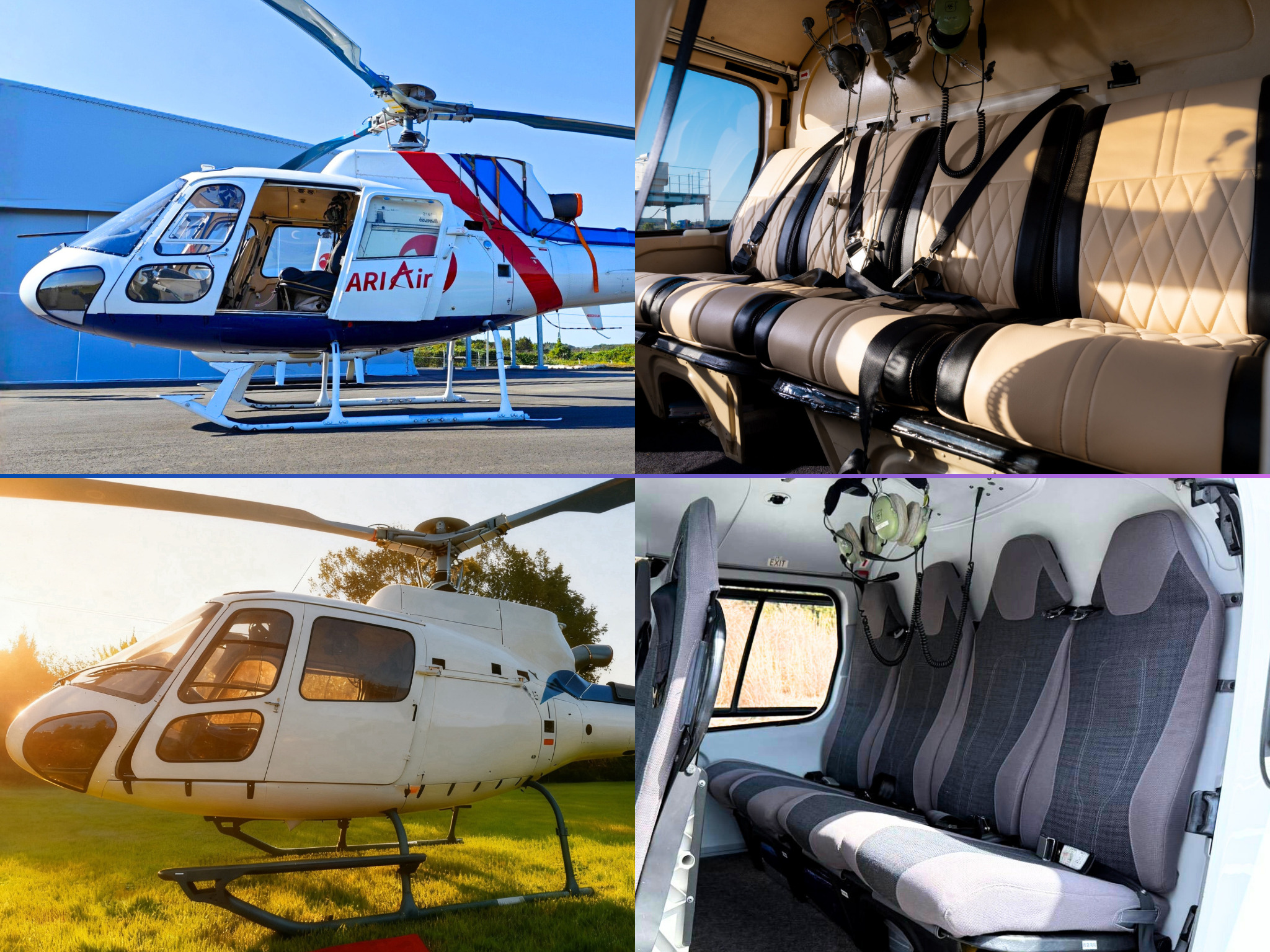 AS350(乗客5名乗り)の大型ヘリコプター