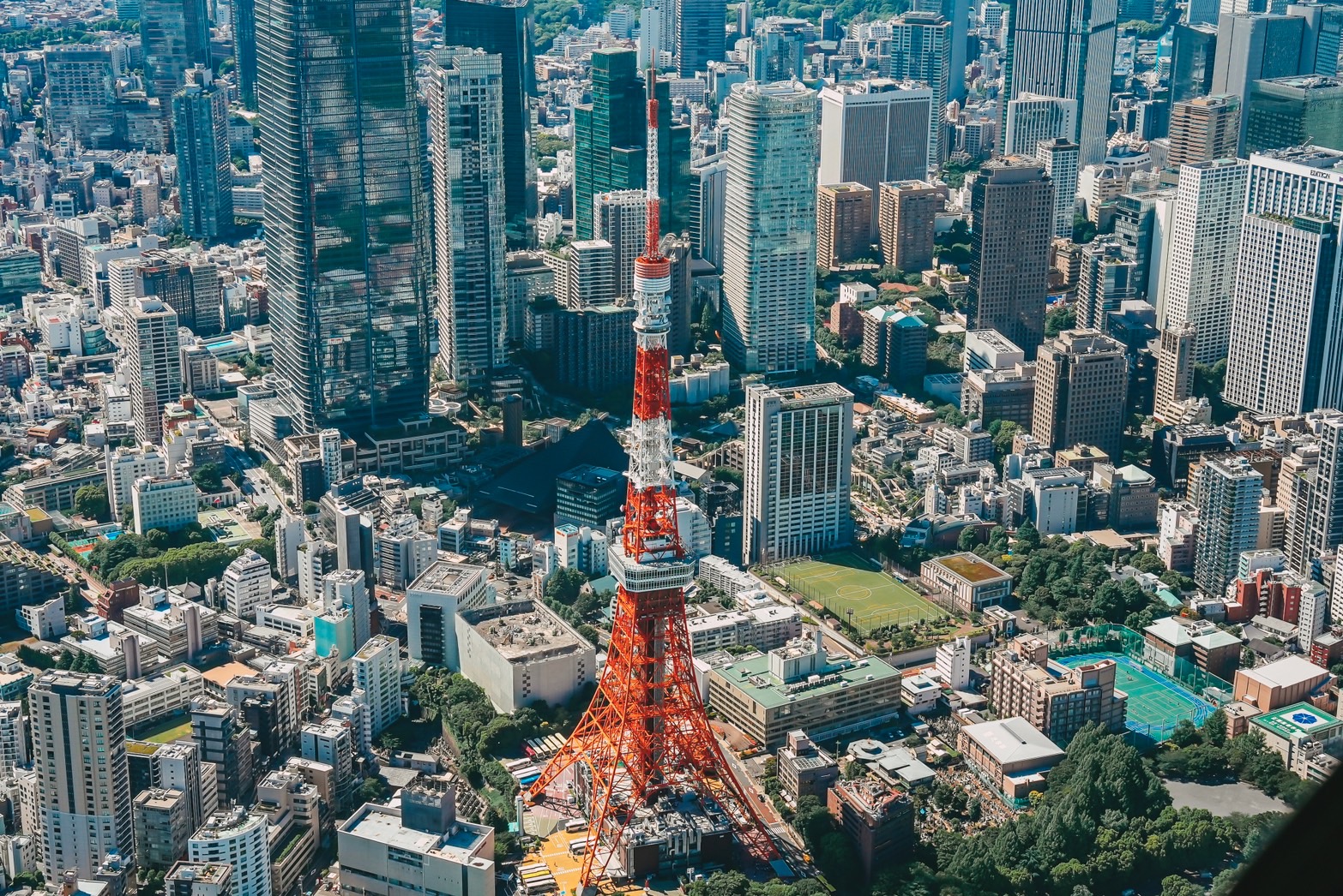 東京の空をヘリで存分に楽しめる！