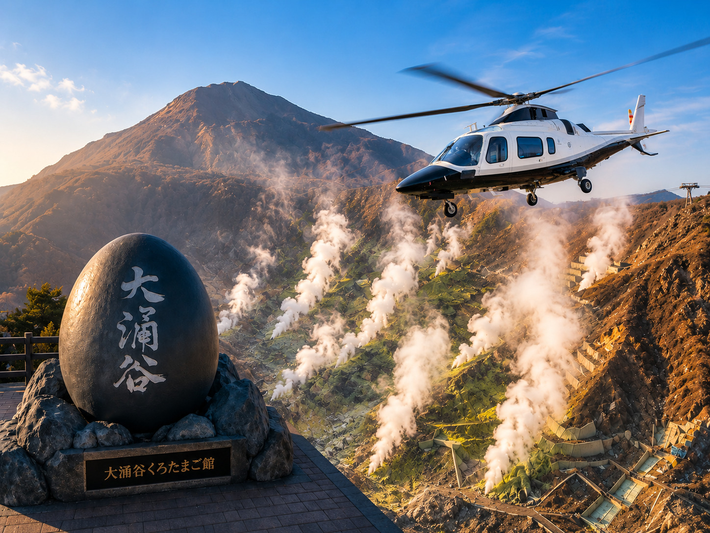 Tokyo ↔ Hakone Charter Flight | Begin Your Hot Spring Escape from the Sky.