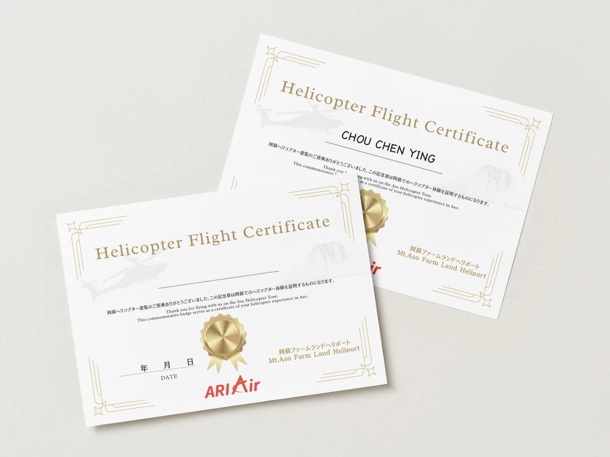 Passenger certificates are presented!